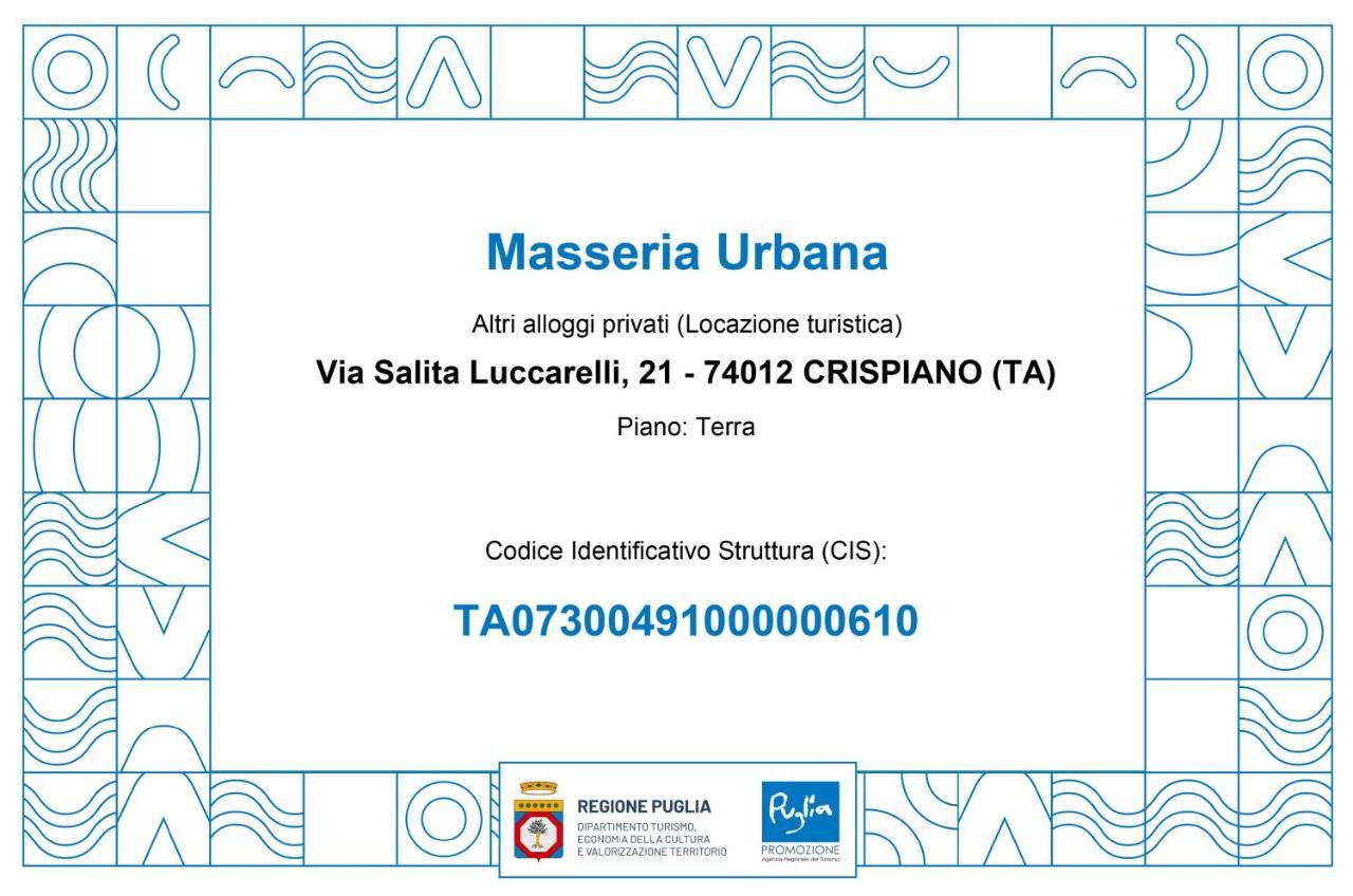 Masseria Urbana Crispiano エクステリア 写真
